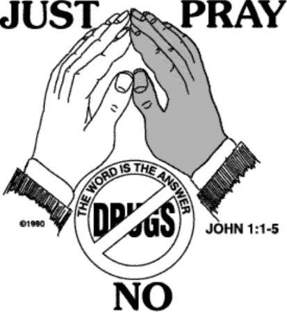 Just Pray NO! logo